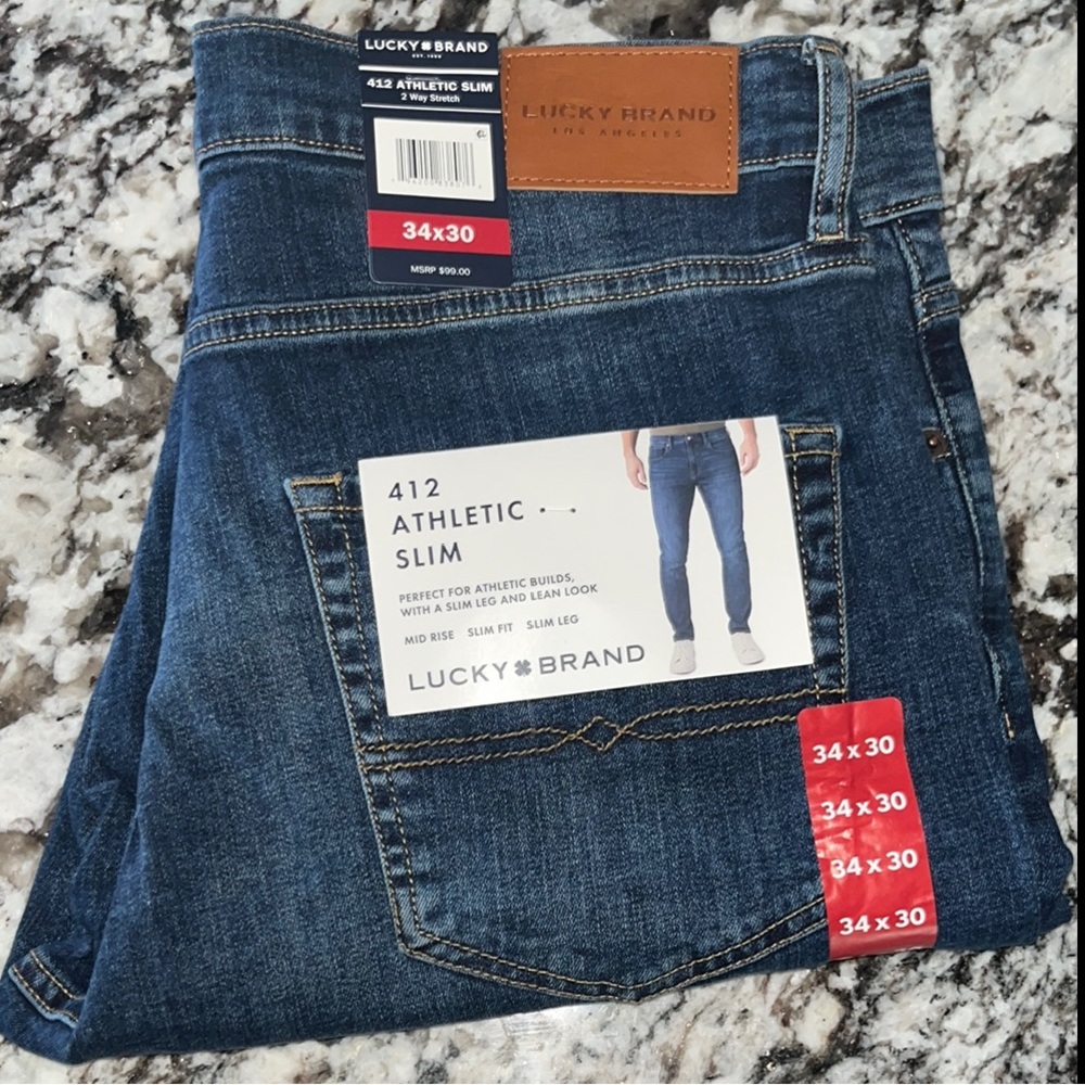 Lucky Brand Blue Slim Jeans Classic Style
